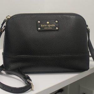 Kate Spade Black leather Crossbody Bag